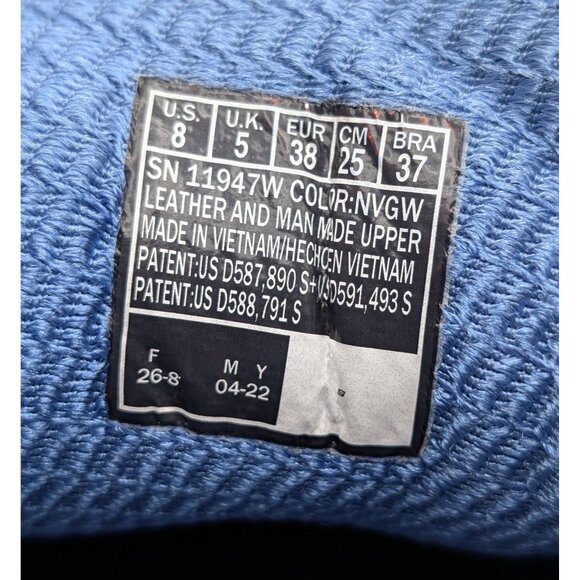 Skechers D’Lites Sneakers Womens 8 Navy Blue & Pink SN11947W Shoes Walking - Picture 7 of 7